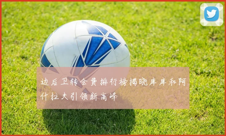 边后卫转会费排行榜揭晓库库和阿什拉夫引领新高峰