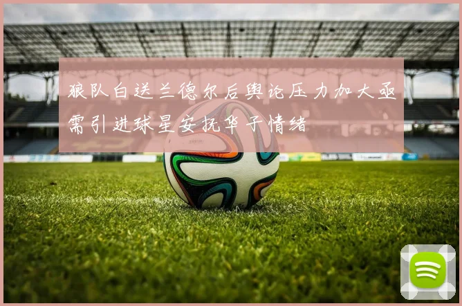 狼队白送兰德尔后舆论压力加大亟需引进球星安抚华子情绪
